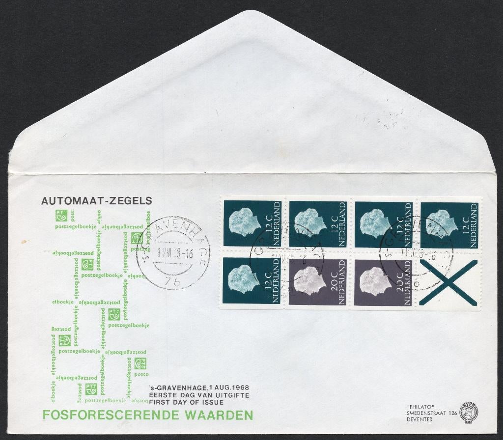 Postzegelboekje 7, Verzenden, Envelop