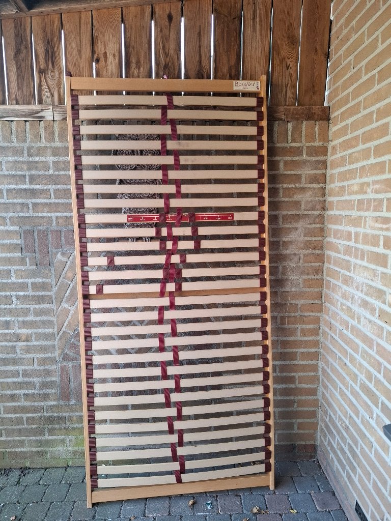 2x Lattenbodem 1-persoonsbed, Ophalen, Gebruikt, 90 cm, Eenpersoons