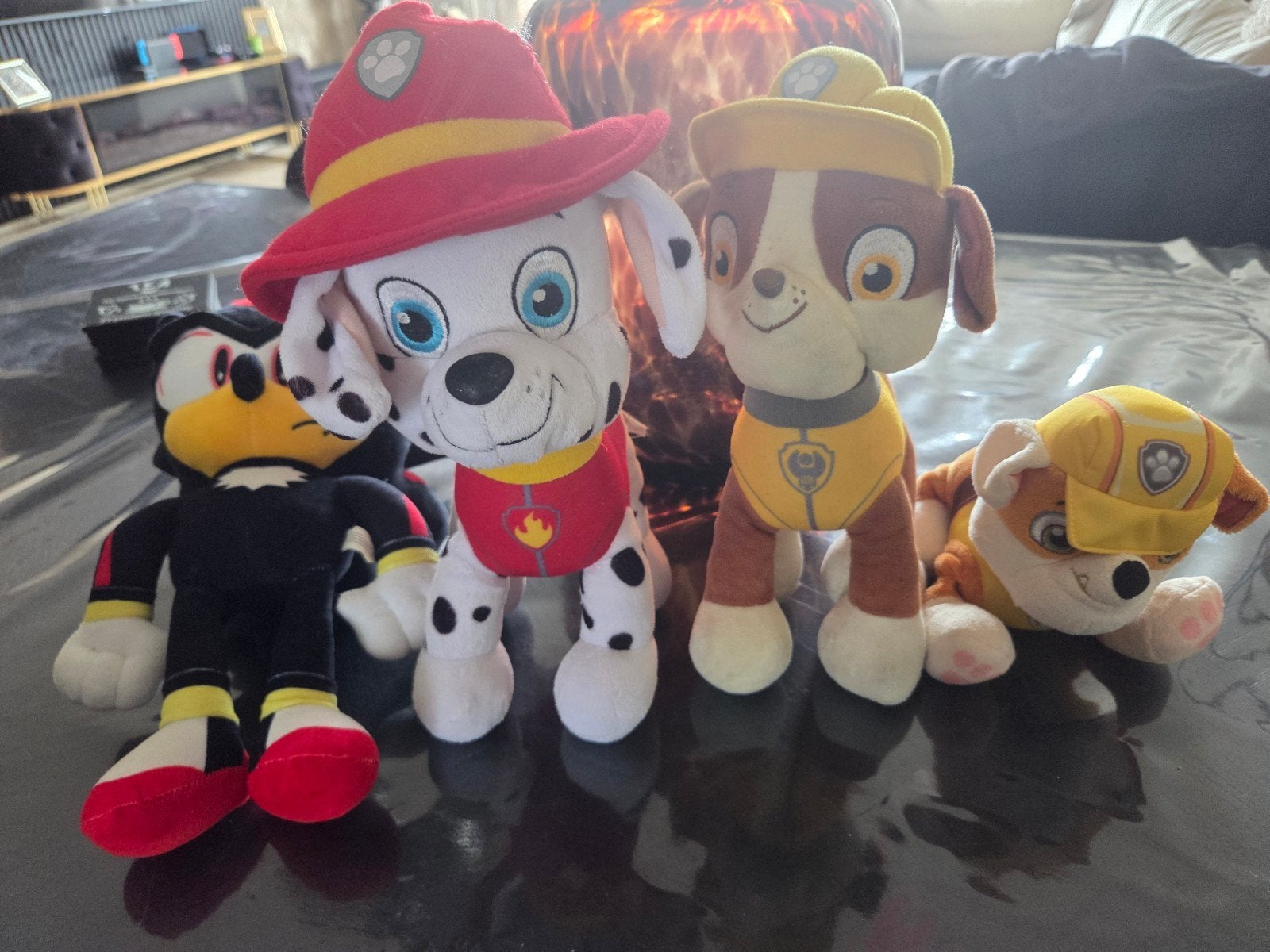 Paw Patrol en Sonic knuffels, Kinderen en Baby's, Ophalen, Gebruikt, Overige merken, Hond