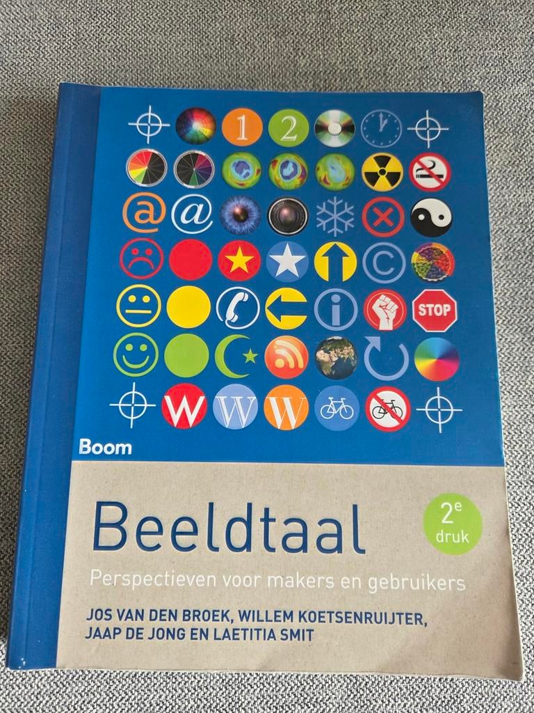 Beeldtaal - Perspectieven voor makers en gebruikers, Boeken, Studieboeken en Cursussen, Gelezen, Gamma, Jos van den Broek, Willem Koetsenruijter, Jaap de Jong