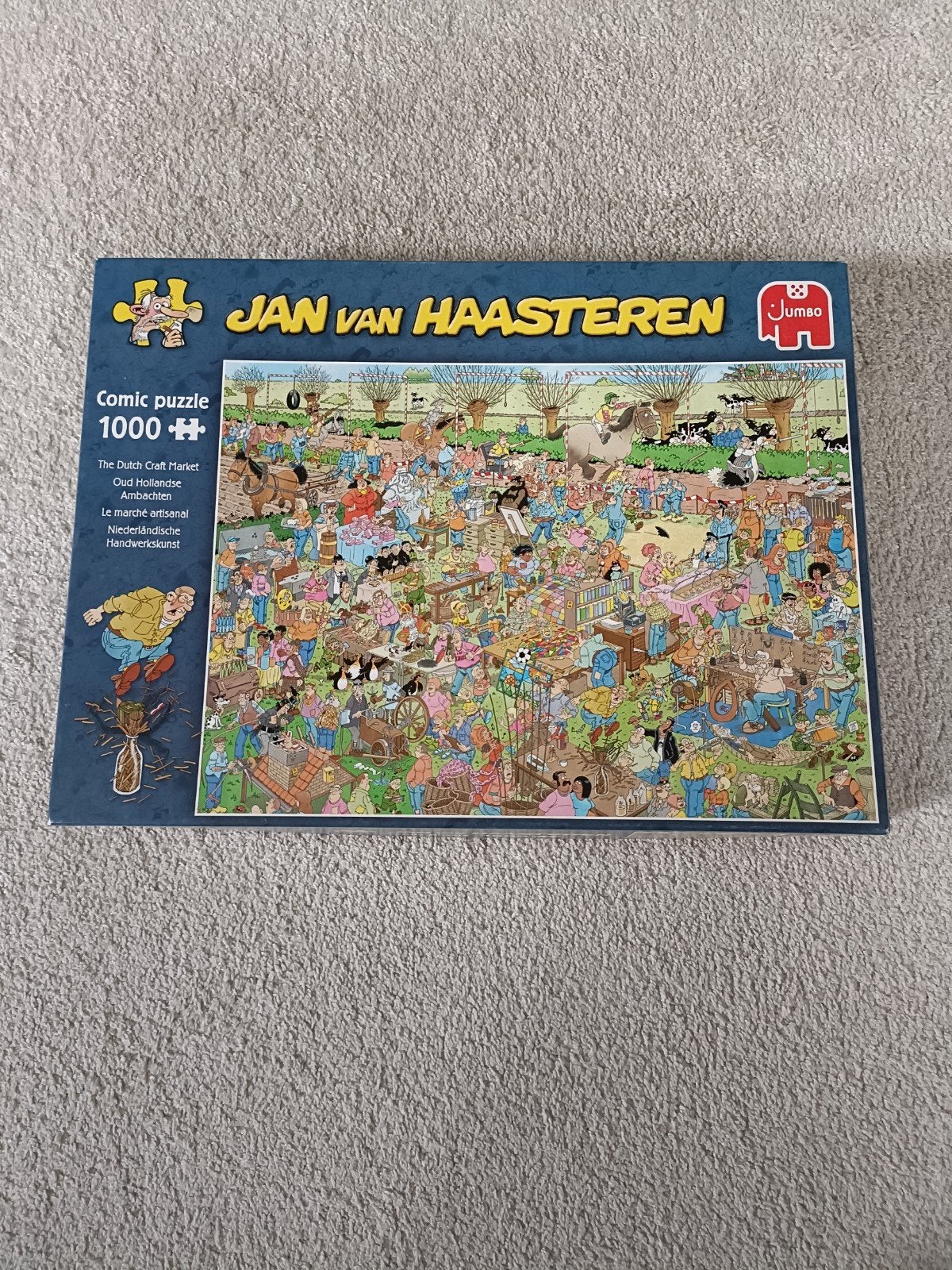 Jan van Haasteren Comic Puzzel - De Hollandse Ambachten, Een of twee spelers, Ophalen, Zo goed als nieuw, Jumbo