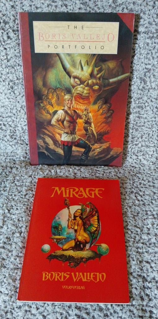 Boris Vallejo: The Portfolio & Mirage - Kunstboeken, Ophalen of Verzenden, Gelezen, Boris Vallejo