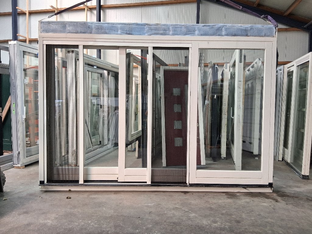 3 Delige Schuifpui + Schuifhor Hr++ Bezorge factuur mogelijk, Doe-het-zelf en Verbouw, Kozijnen en Schuifpuien, 225 cm of meer