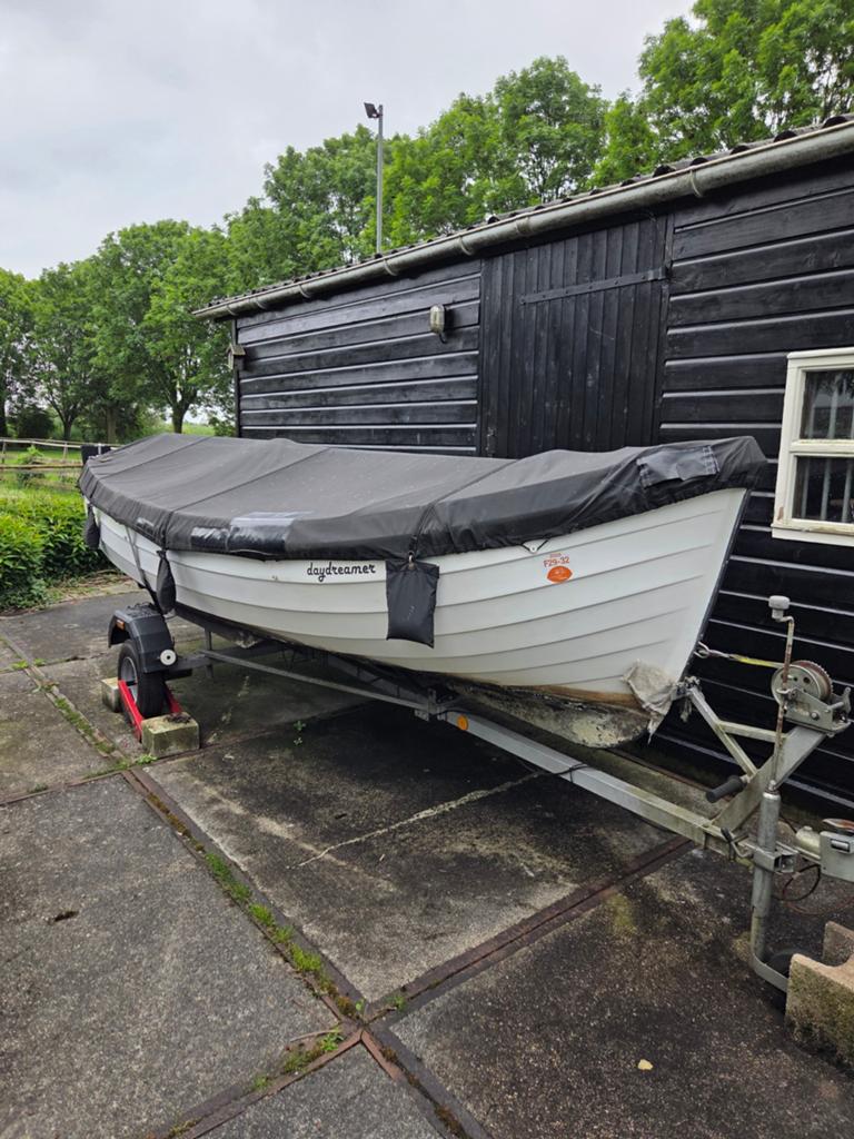 Leuke Orkney boot 4,8m met Yamaha motor, trailer en ligplek, Ophalen, Overige merken, Gebruikt, Tot 10 pk
