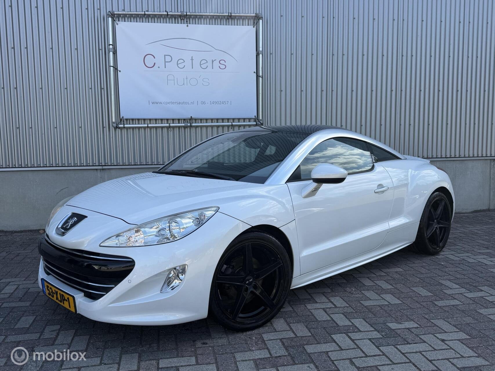 Peugeot RCZ 1.6 THP 2012 Wit Metallic / Leer / Stoelverwarmi, Auto's, Voorwielaandrijving, Euro 5, 15 km/l, Gebruikt