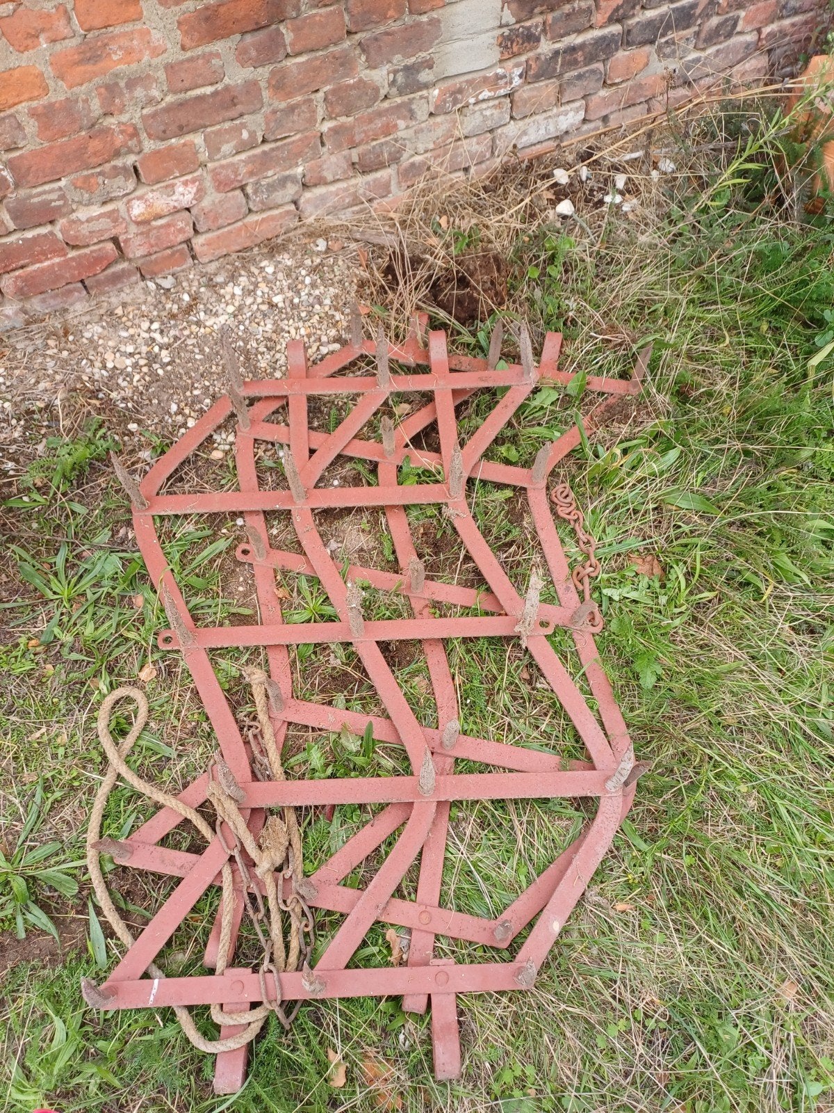 Set Veldeggen. Heel oud! Zeldzaam!!! 1.60 x 1 meter., Antiek en Kunst, Antiek | Gereedschap en Instrumenten, Ophalen