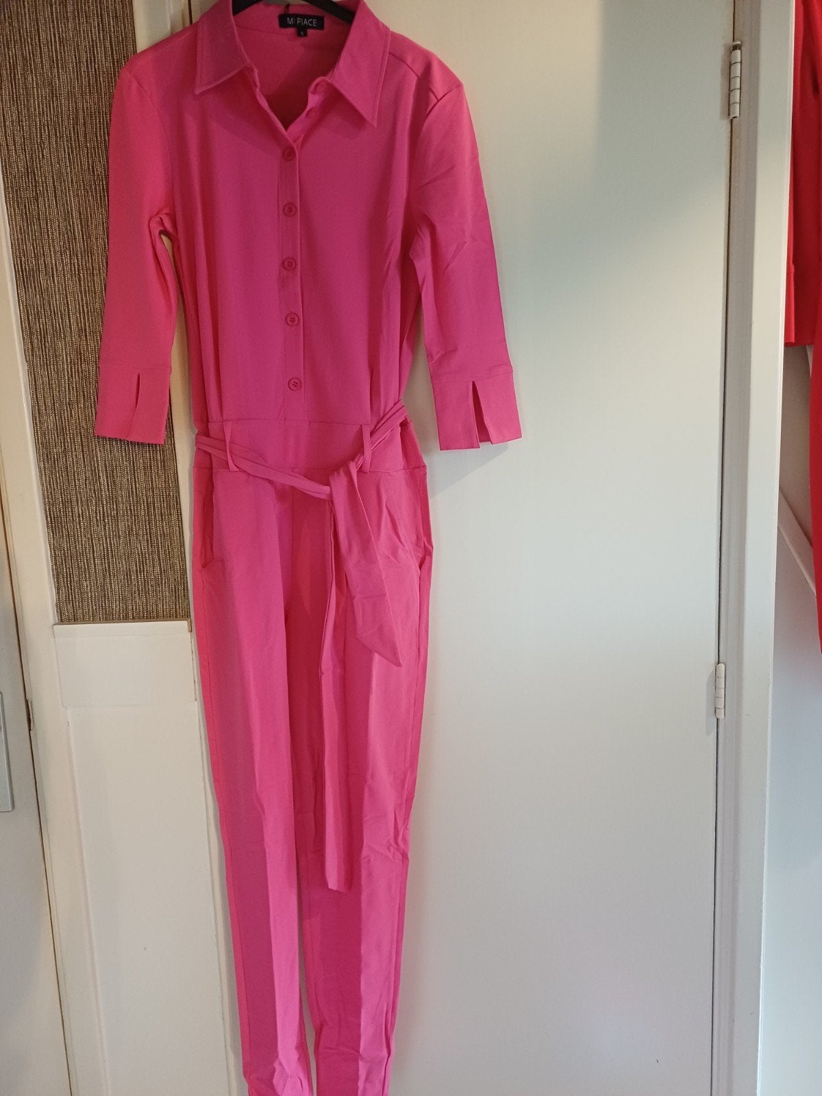 Mi Piace Travel Jumpsuit Fuchsia - Skinny, 3/4 Mouw, Zakken, Kleding | Dames, Mp, Maat 46/48 (XL) of groter, Nieuw, Ophalen of Verzenden