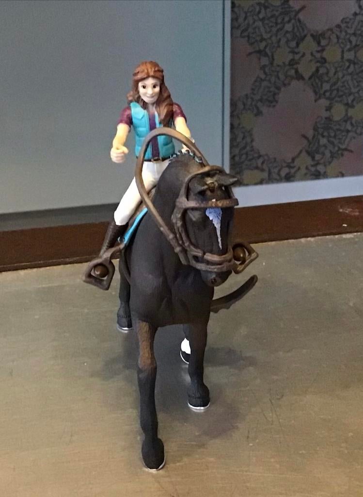 Schleich paard met ruiter, Ophalen, Zo goed als nieuw