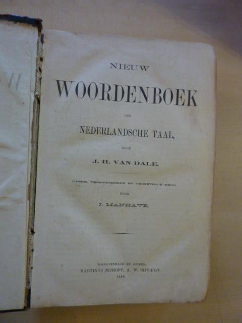 J. H. van Dale - Nieuw woordenboek Nederlandsche taal, Boeken, Woordenboeken, Verzenden, Gelezen, Van Dale, Nederlands
