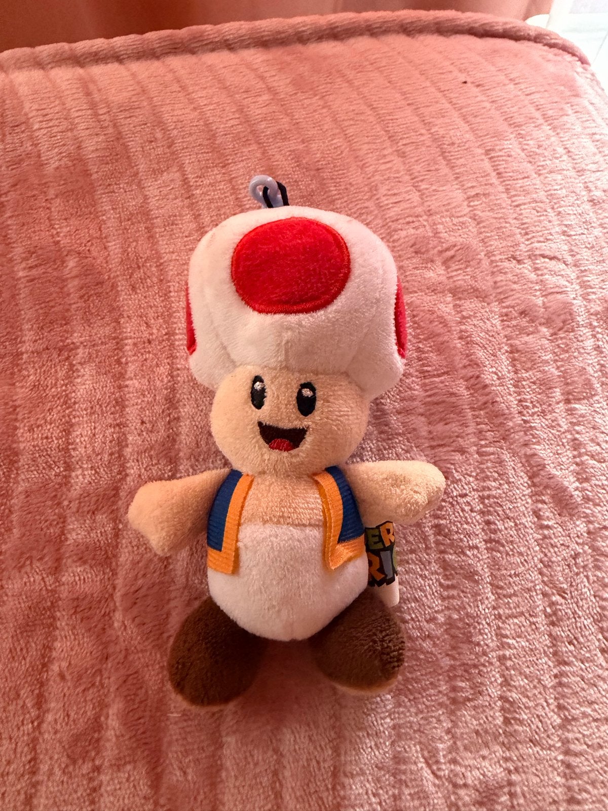 Super Mario Toad Knuffel Sleutelhanger, Overige typen, Ophalen of Verzenden, Nintendo, Super Mario