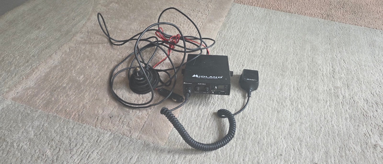 Midland Alan 199-A CB-radio (Bakkie) – Compact en werkend, Ophalen of Verzenden