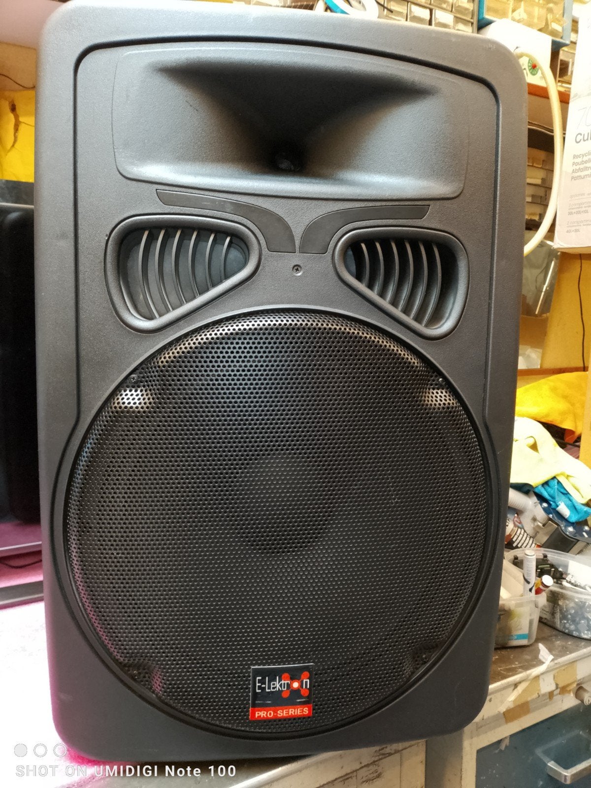 E-Lektron 815.820 PA 2-weg actieve speaker, Gebruikt, Overige typen, 120 watt of meer, Ophalen