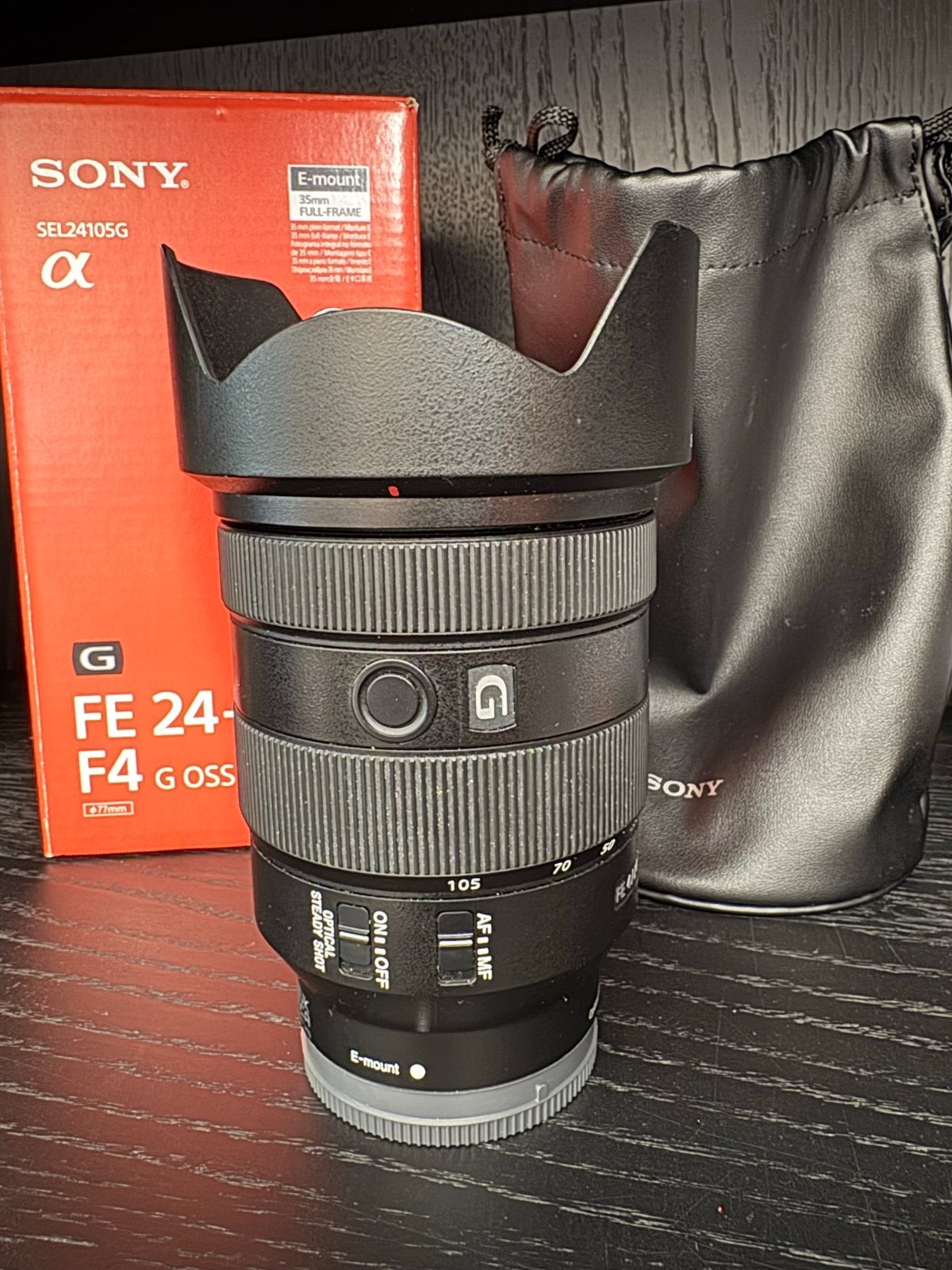 Sony FE 24-105mm F4 G OSS E-mount lens, Sony E-mount, Sony, Autofocus, Ophalen of Verzenden