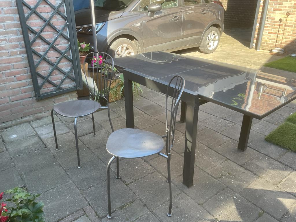 Tuintafel, Tuin en Terras, Ophalen of Verzenden, Gebruikt