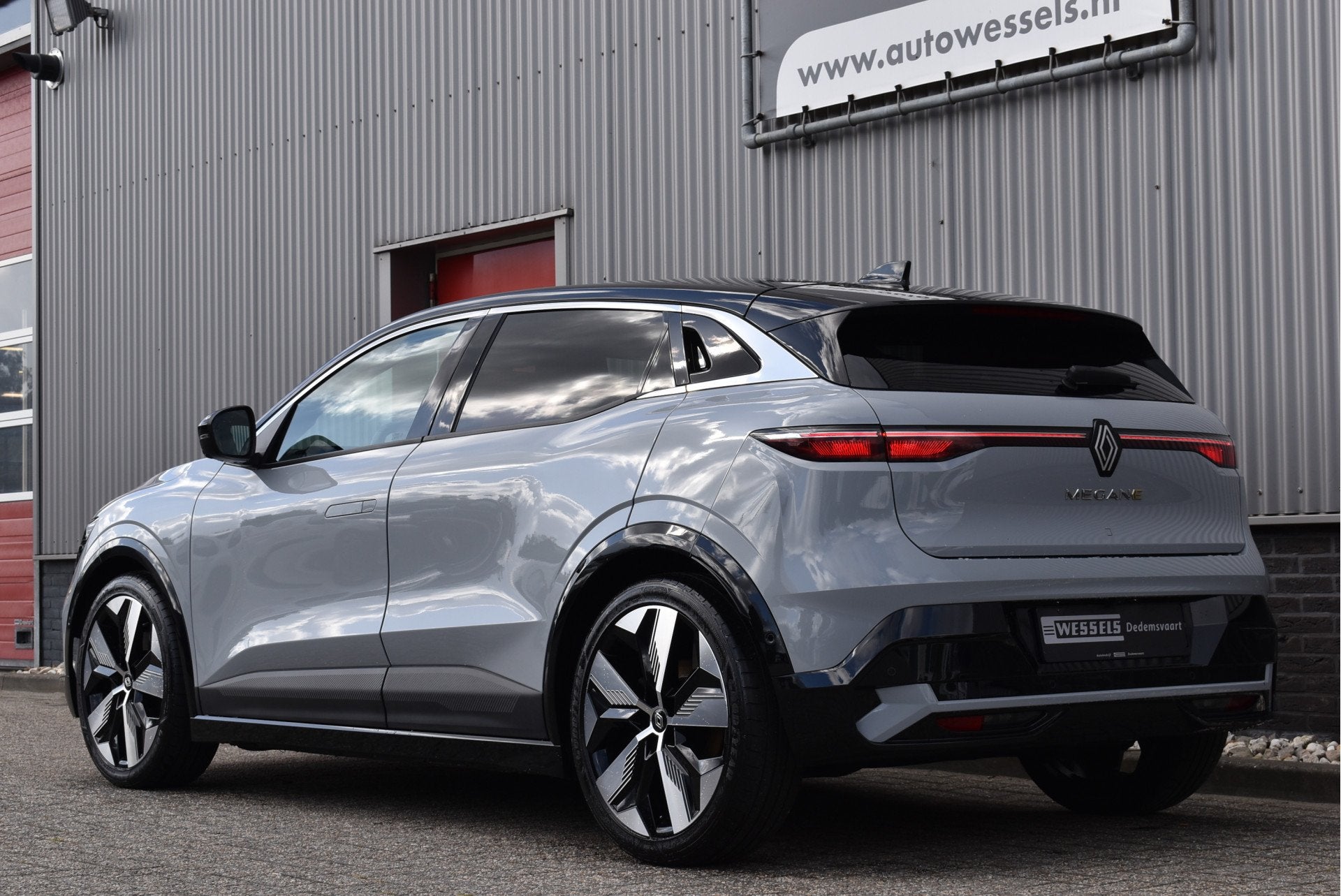 Renault Mégane E-Tech EV60 Optimum Charge Techno SOH 94.2%,, Leder en Stof, Origineel Nederlands, Zilver of Grijs, Te koop