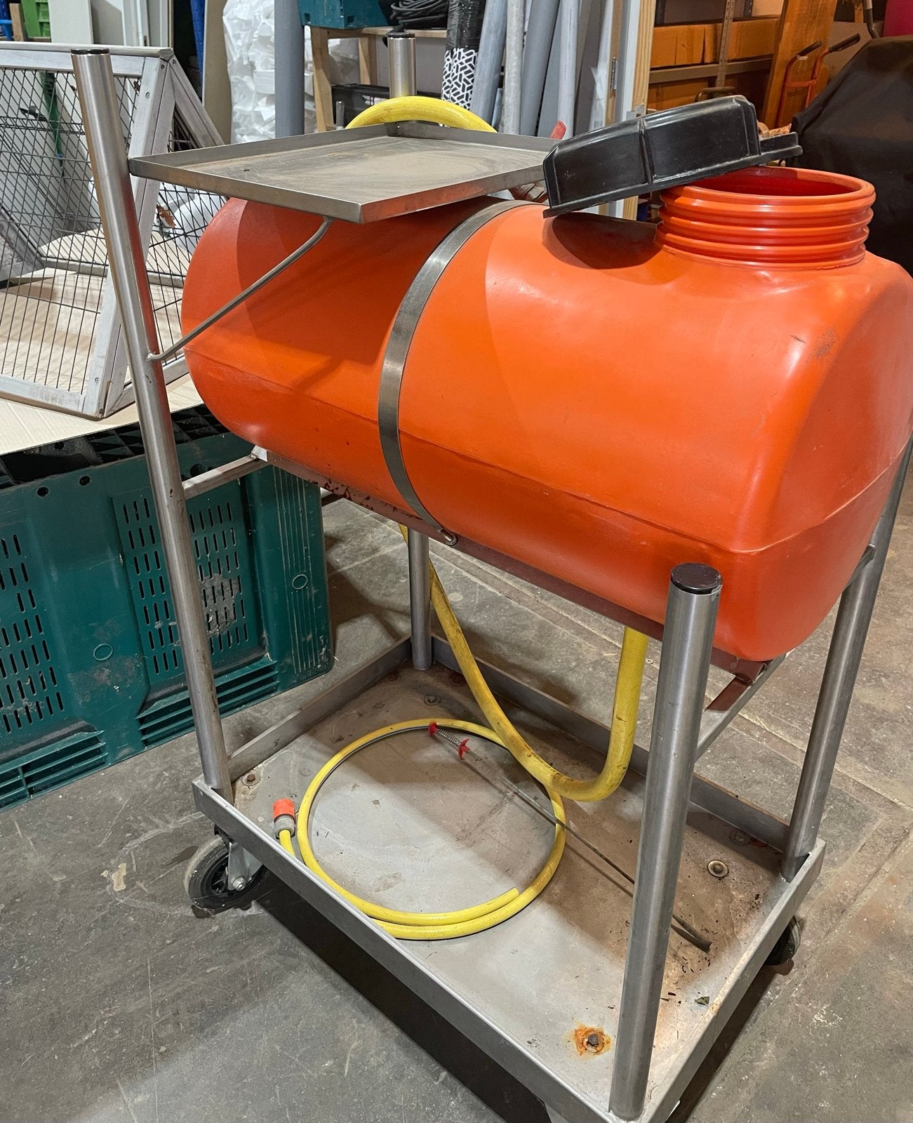 RVS kar met watertank, Ophalen, Gebruikt, Overige typen