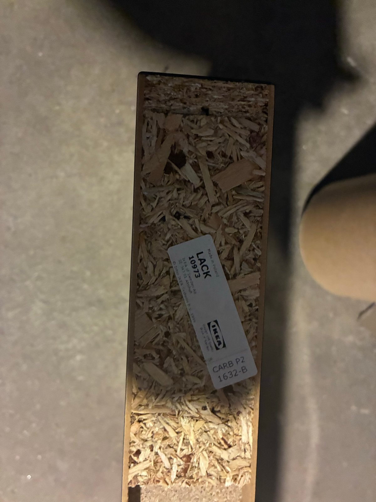 IKEA LACK Wandplank, zwart, Huis en Inrichting, Woonaccessoires | Wandplanken en Boekenplanken, Ophalen of Verzenden, Gebruikt