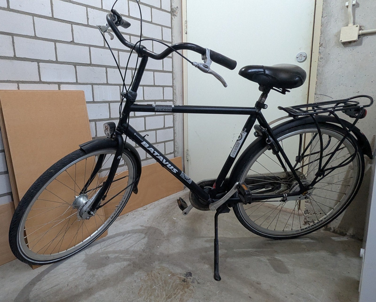 Batavus Winner No. 1 Stadsfiets - Zwart, 3 versnellingen, Fietsen en Brommers, Fietsen | Heren | Herenfietsen, Gebruikt, Batavus