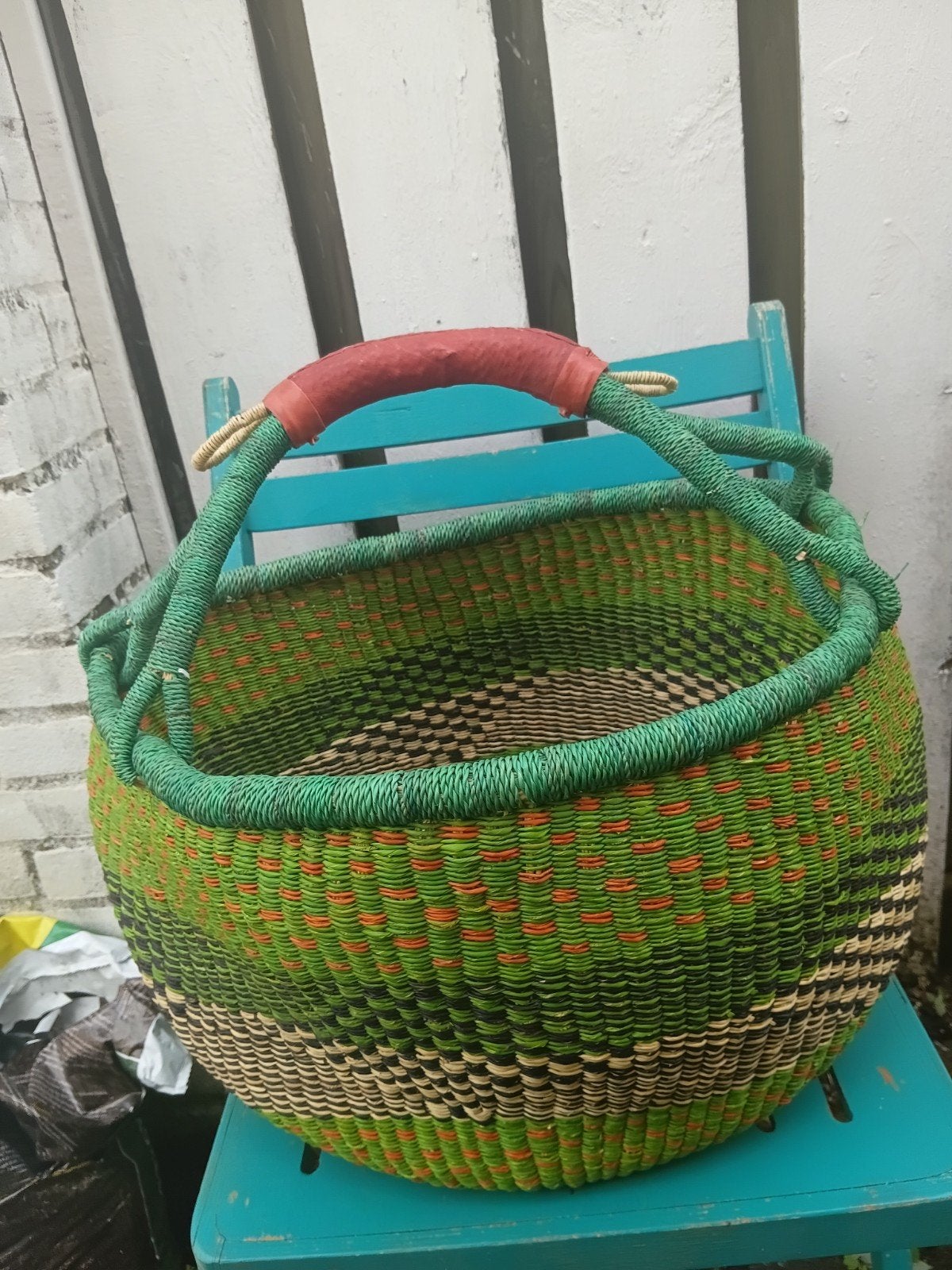 groothandel in Bolgatanga manden., Ophalen of Verzenden, Nieuw, Rond