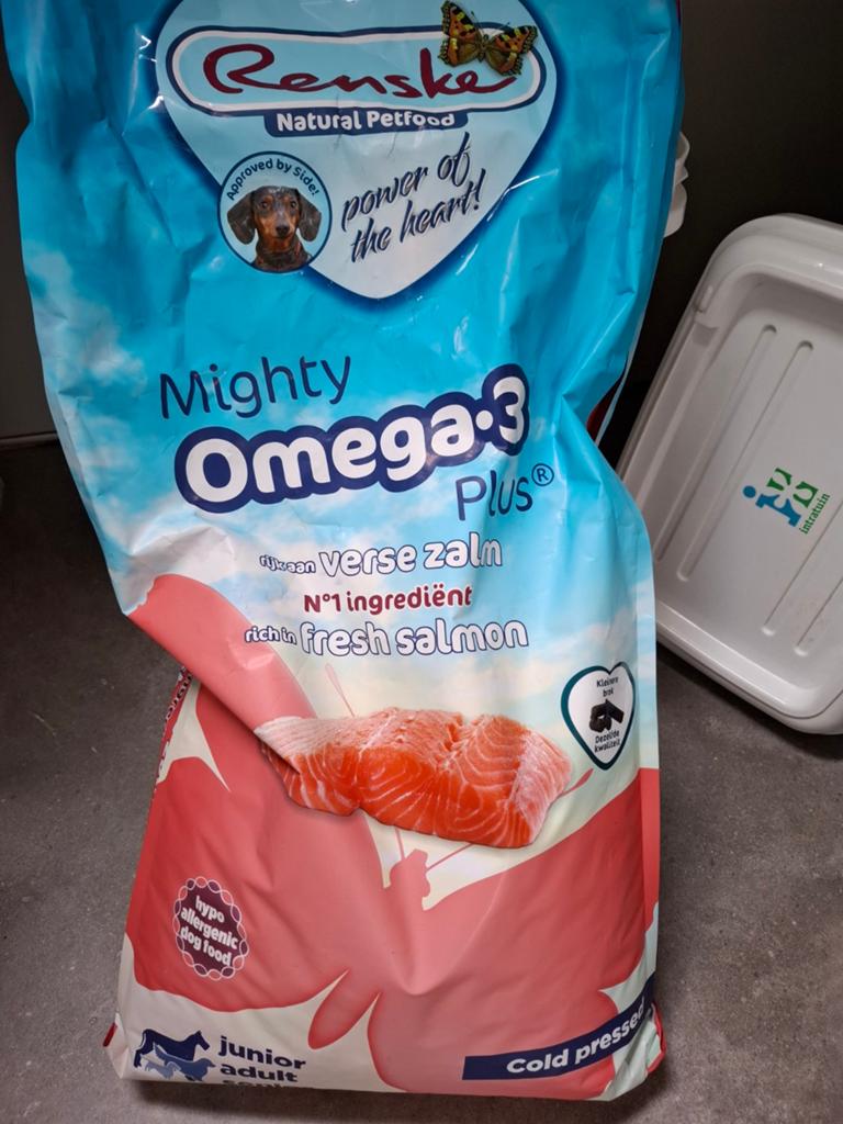 Renske Mighty Omega Plus Koud geperst 12kg, Dieren en Toebehoren, Ophalen, Hond