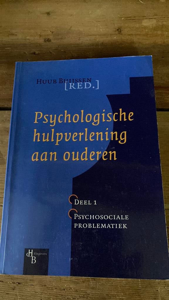Psychologische hulpverlening aan ouderen - Huub Buijssen, Boeken, Ophalen, Zo goed als nieuw, Ontwikkelingspsychologie