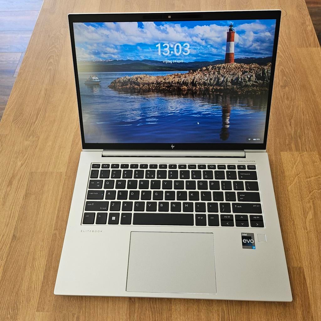 Elitebook 840 G9 i7 12e 32GB/512GB, Hp, Info@1234.nl, Refurbished, SSD
