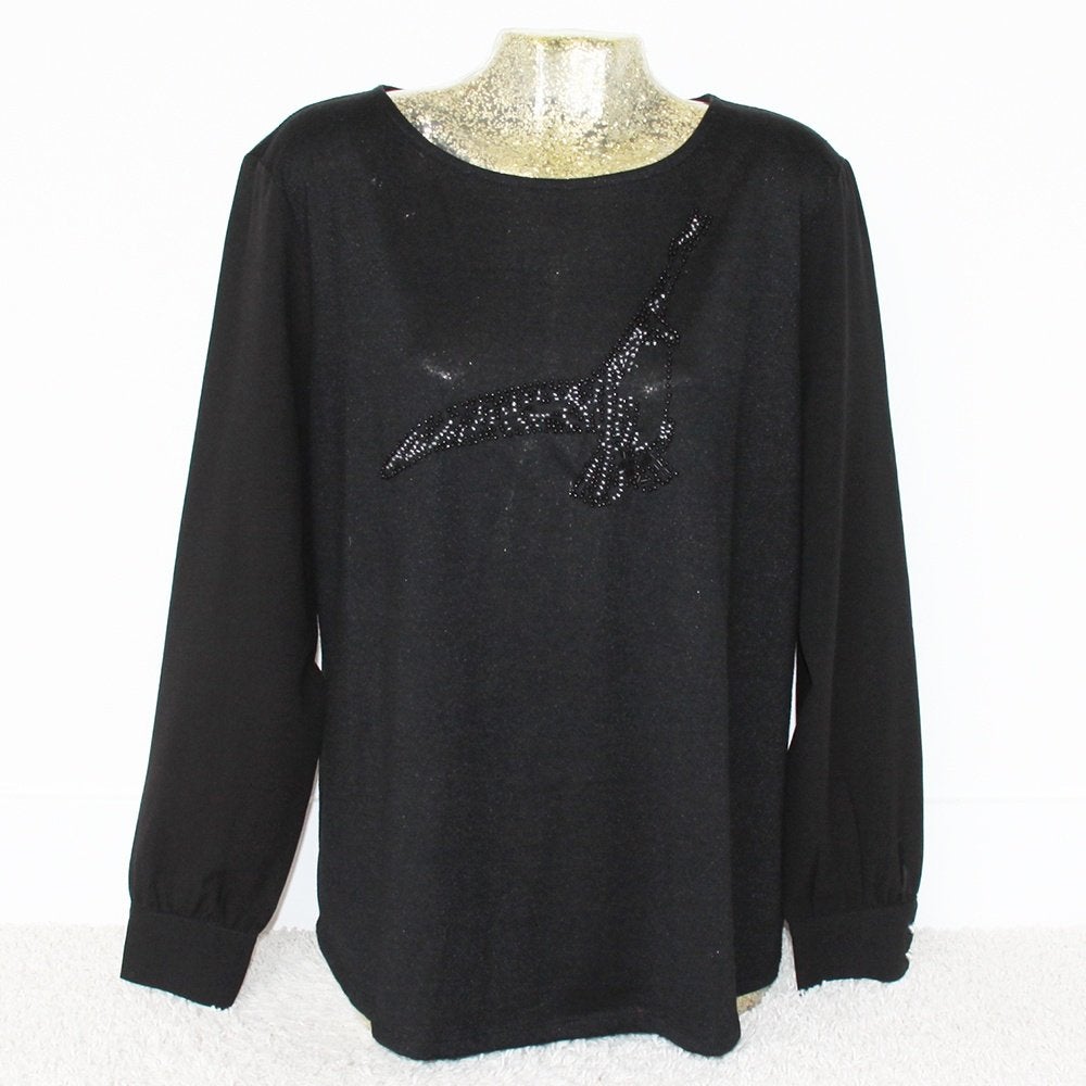 Mooie Airfield Trui - 91 (Maat 42) € 30,-, Zwart, Maat 42/44 (L), Ophalen of Verzenden, Zo goed als nieuw