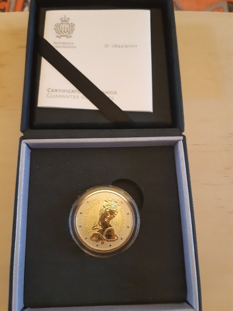 San Marino : Herdenkingsmunt 2025 in Reverse Proof., Ophalen of Verzenden, San Marino, 2 euro, Losse munt
