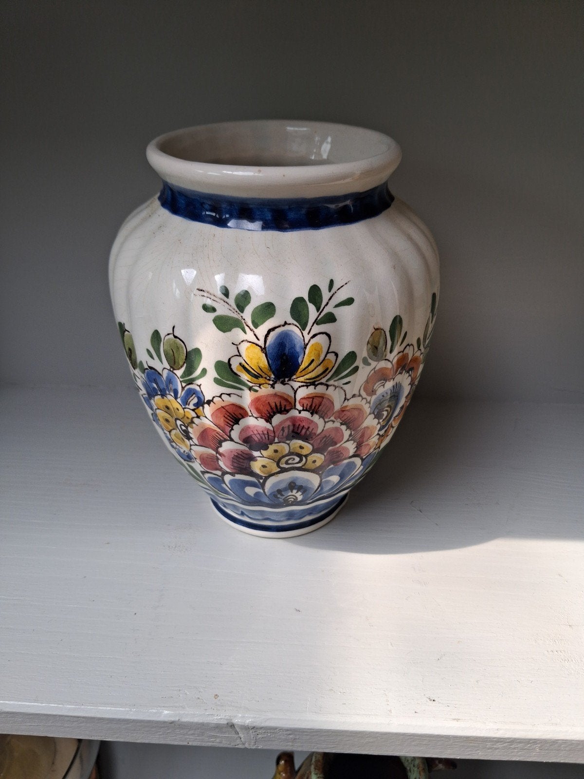 vaas  delft blauw, Ophalen of Verzenden