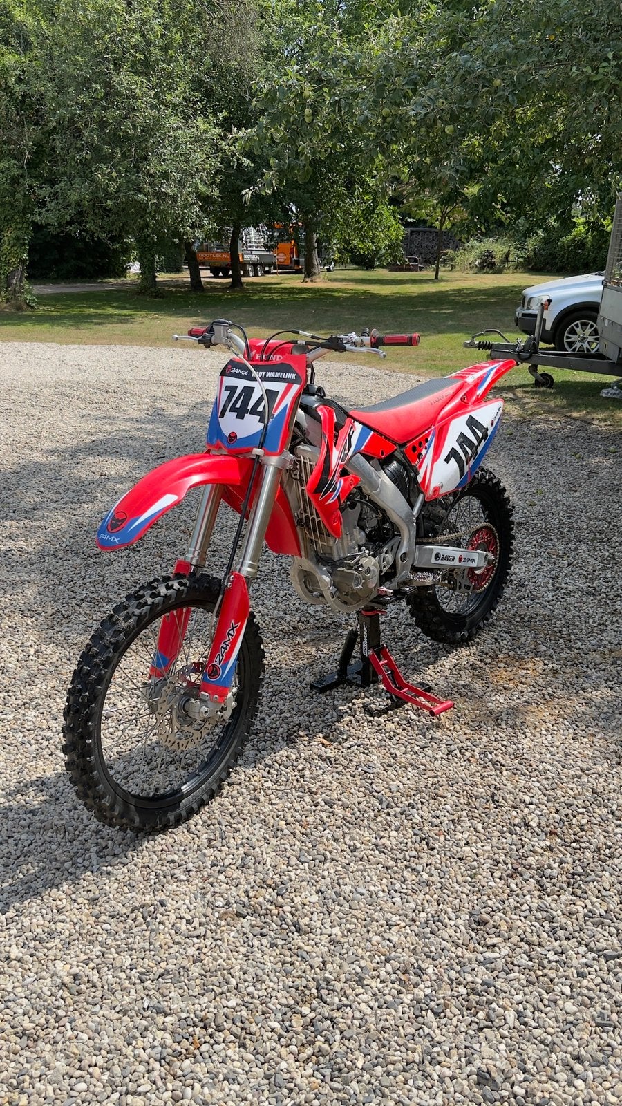 * CRF250R 2008 | Topstaat | Complete revisie, Fietsen en Brommers, Brommers | Crossbrommers, Gebruikt, Honda, Ophalen