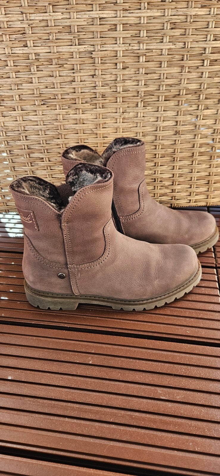 Panama Jack warme boots maat 38, Bruin, Lage of Enkellaarzen, Ophalen of Verzenden, Zo goed als nieuw