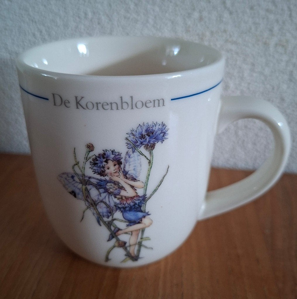 Flower Fairies mok 'De Korenbloem' in nieuwstaat!, Vintage, Ophalen of Verzenden, Zo goed als nieuw, Kop(pen) en/of Schotel(s)