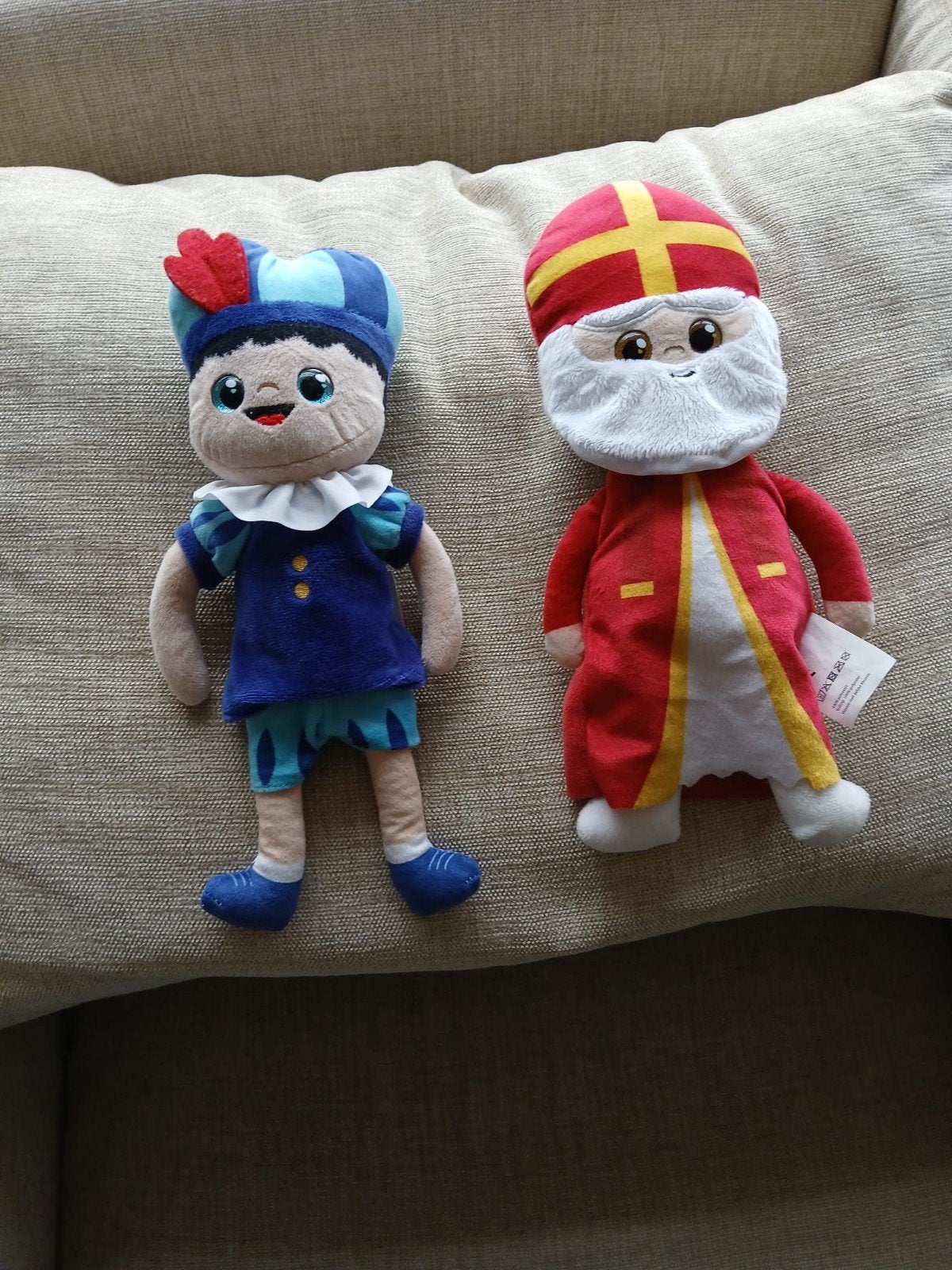 Sinterklaas en Piet poppen 30 cm, Diversen, Sinterklaas, Ophalen of Verzenden, Nieuw