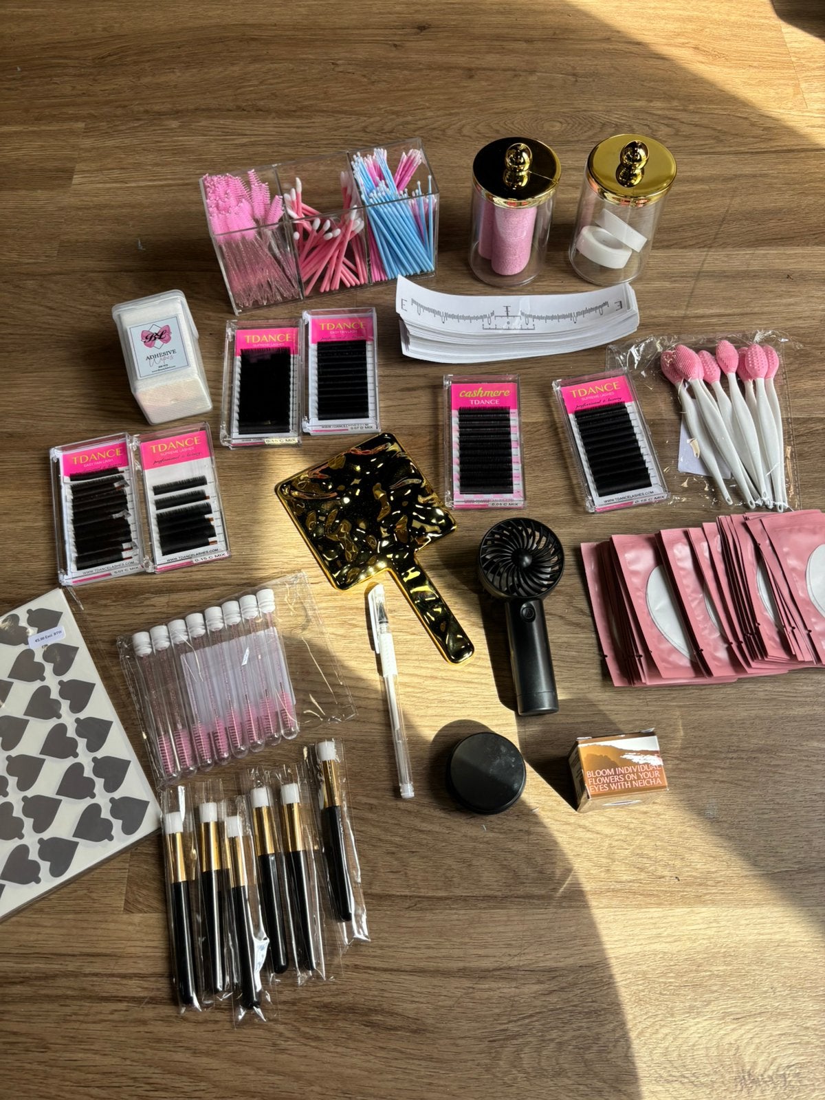 Wimperextensions set, Ophalen of Verzenden, Zo goed als nieuw, Zwart, Ogen