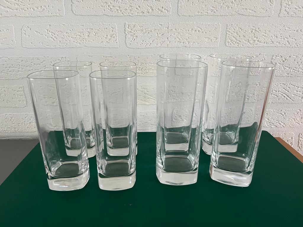Luigi Bormioli Light & Music Glazen - 8 stuks, Ophalen, Glas of Glazen, Overige stijlen, Glas