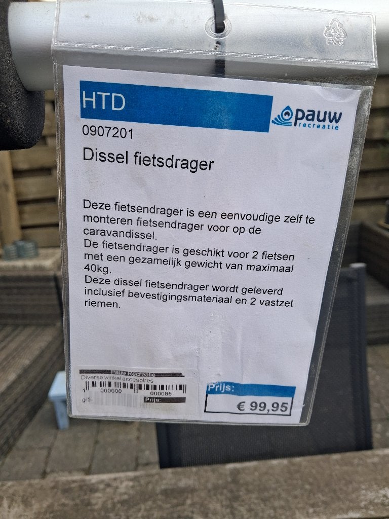 Fietsendrager voor caravan, Ophalen, Gebruikt, Fietsendrager-accessoire, 2 fietsen