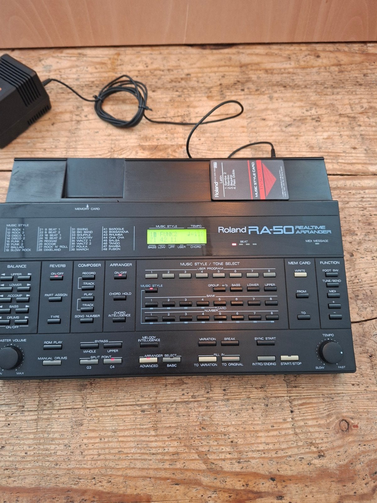 Roland RA-50 Realtime Arranger met MIDI en Style Card, Ophalen of Verzenden, Gebruikt, Roland