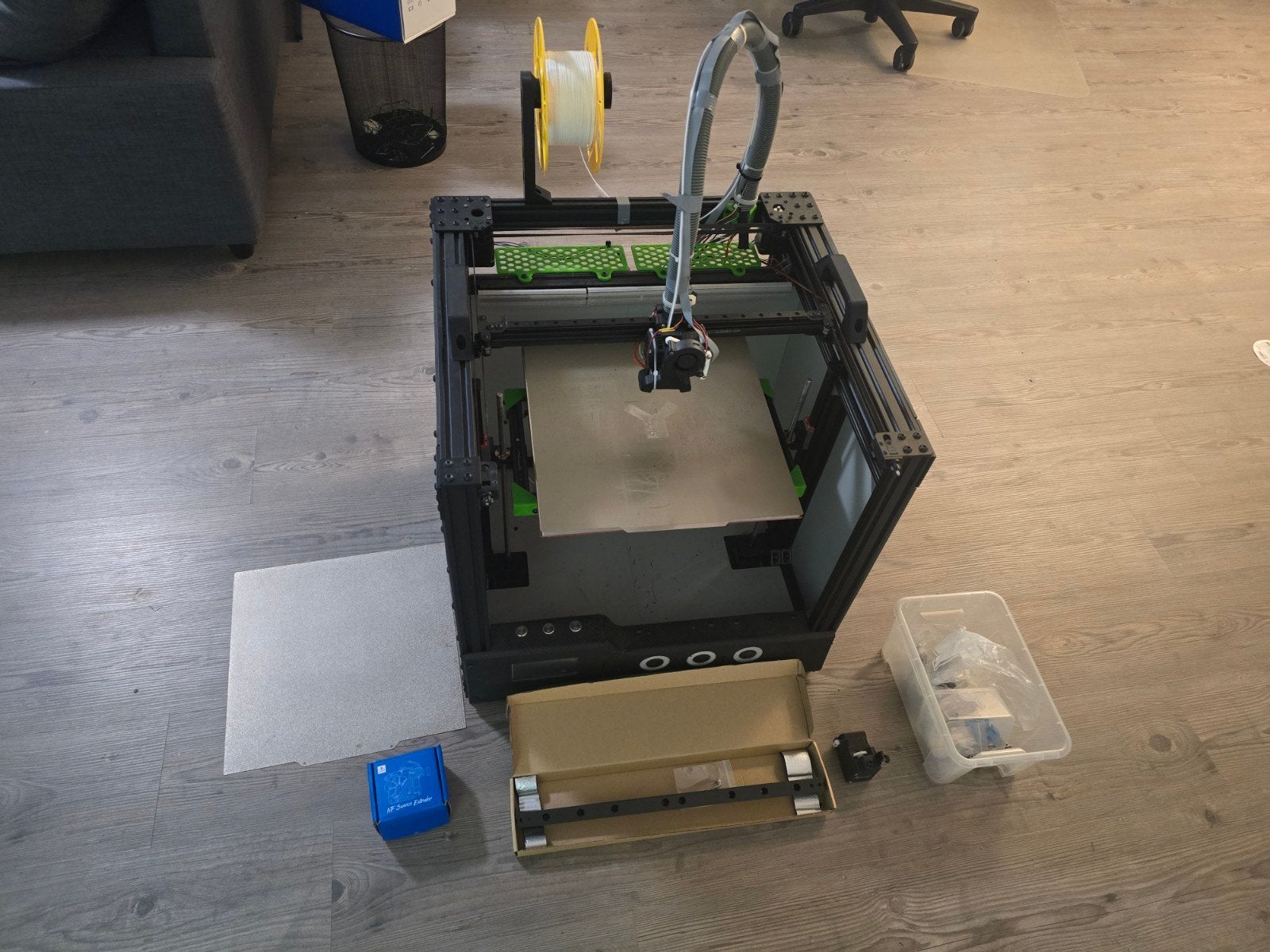 BLV MGN 3D-printer – 350×350 mm – Duet3D – Metal Upgrade, Ophalen, Gebruikt, Ingebouwde Wi-Fi, Filament