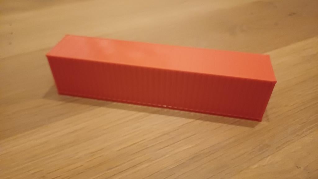 Herpa 40ft oranje container, Hobby en Vrije tijd, Modelauto's | 1:87, Ophalen of Verzenden, Nieuw, Bus of Vrachtwagen, Herpa
