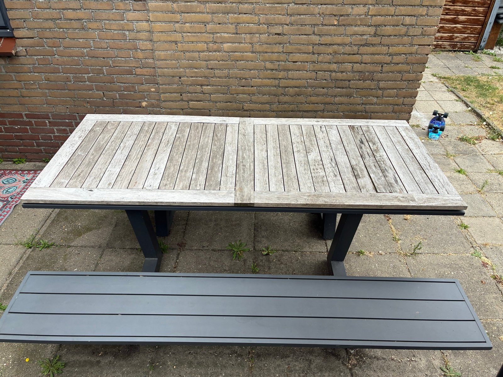 Picknicktafel Life Outdoor Living, Tuin en Terras, Ophalen of Verzenden, Gebruikt, Rechthoekig, Hout