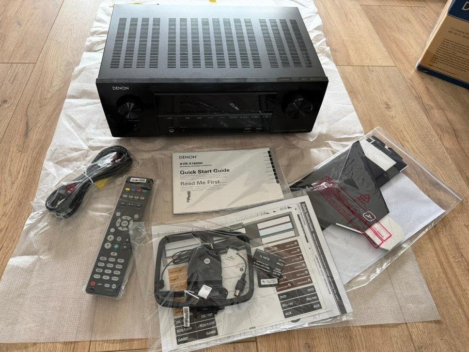 Denon AVR-X1600H AV-receiver - Zo goed als nieuw, Overige systemen, Denon, Ophalen of Verzenden, Zo goed als nieuw