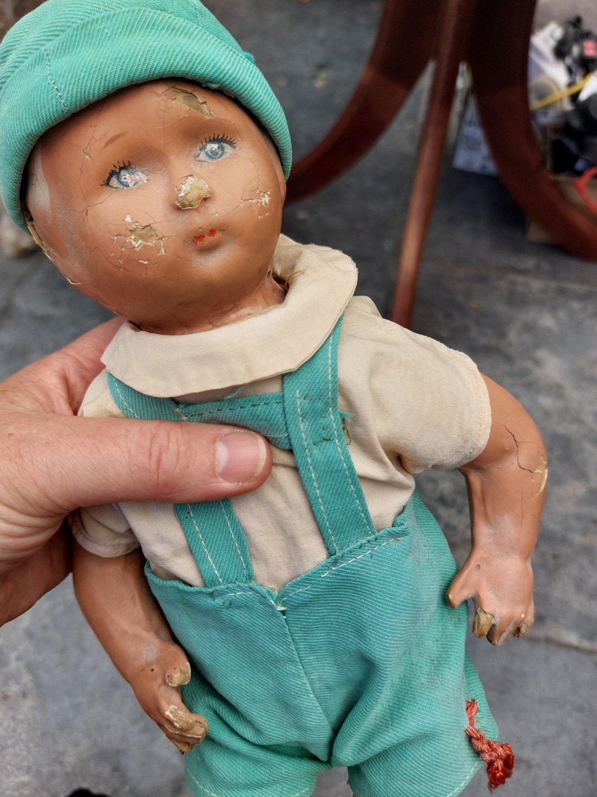 Nostalgie, bijna antieke pop, verdiend aandacht, Verzamelen, Ophalen, Gebruikt, Overige typen