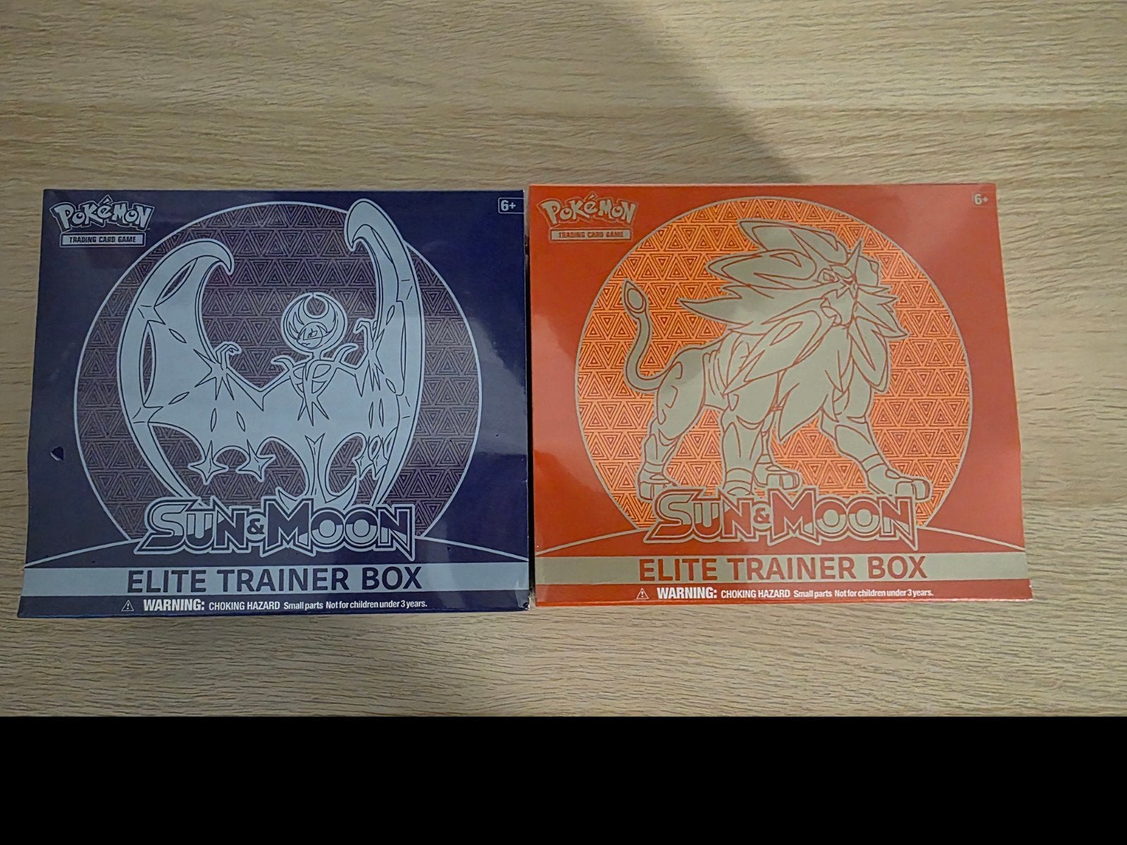 Pokémon Sun & Moon Elite Trainer Boxen (2 stuks), Ophalen of Verzenden, Nieuw, Boosterbox, Foil