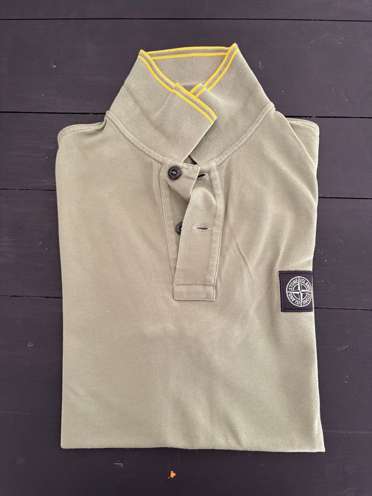 Stone island polo’s, Ophalen of Verzenden, Zo goed als nieuw, Maat 46 (S) of kleiner, Groen
