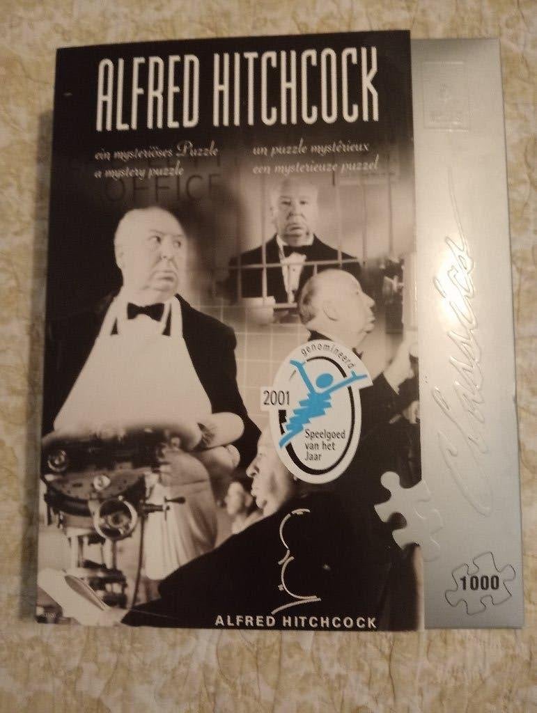 Puzzel Alfred Hitchcock 1000 stuks, Ophalen of Verzenden, Gebruikt