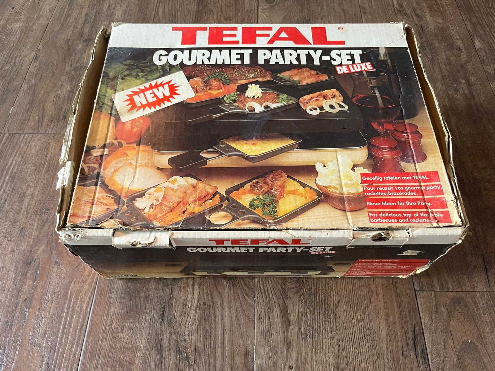 Tefal gourmet paty set, Witgoed en Apparatuur, Gourmetstellen, Ophalen of Verzenden, Gebruikt, 8 personen of meer
