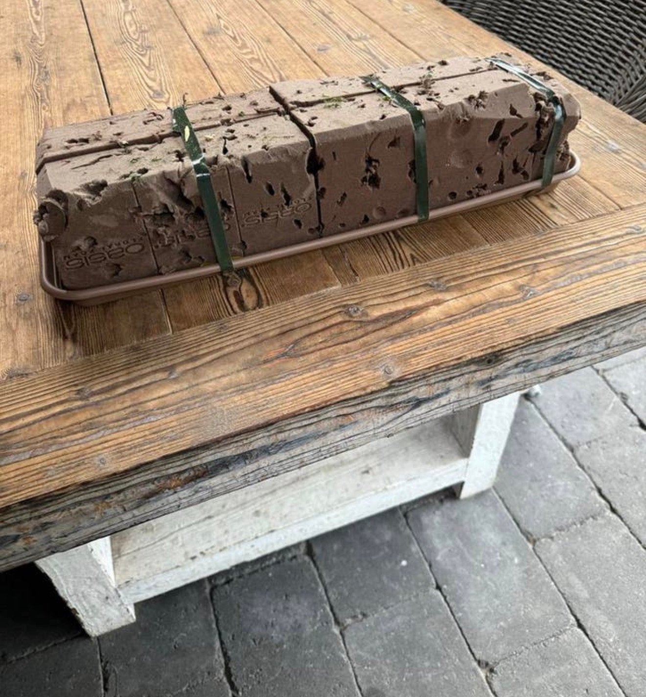 Kweekbak bak plantenbak met oase steekschuim 56 x 17 cm, Ophalen, Kweekbak