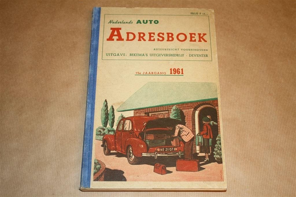 Nederlands Auto Adresboek - 1961, Boeken, Ophalen of Verzenden, Zo goed als nieuw, Algemeen