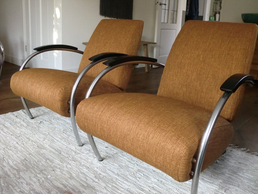 gelderland 5470 design jan des bouvrie als nieuw 2x, Ophalen, 75 tot 100 cm, Zo goed als nieuw, Stof