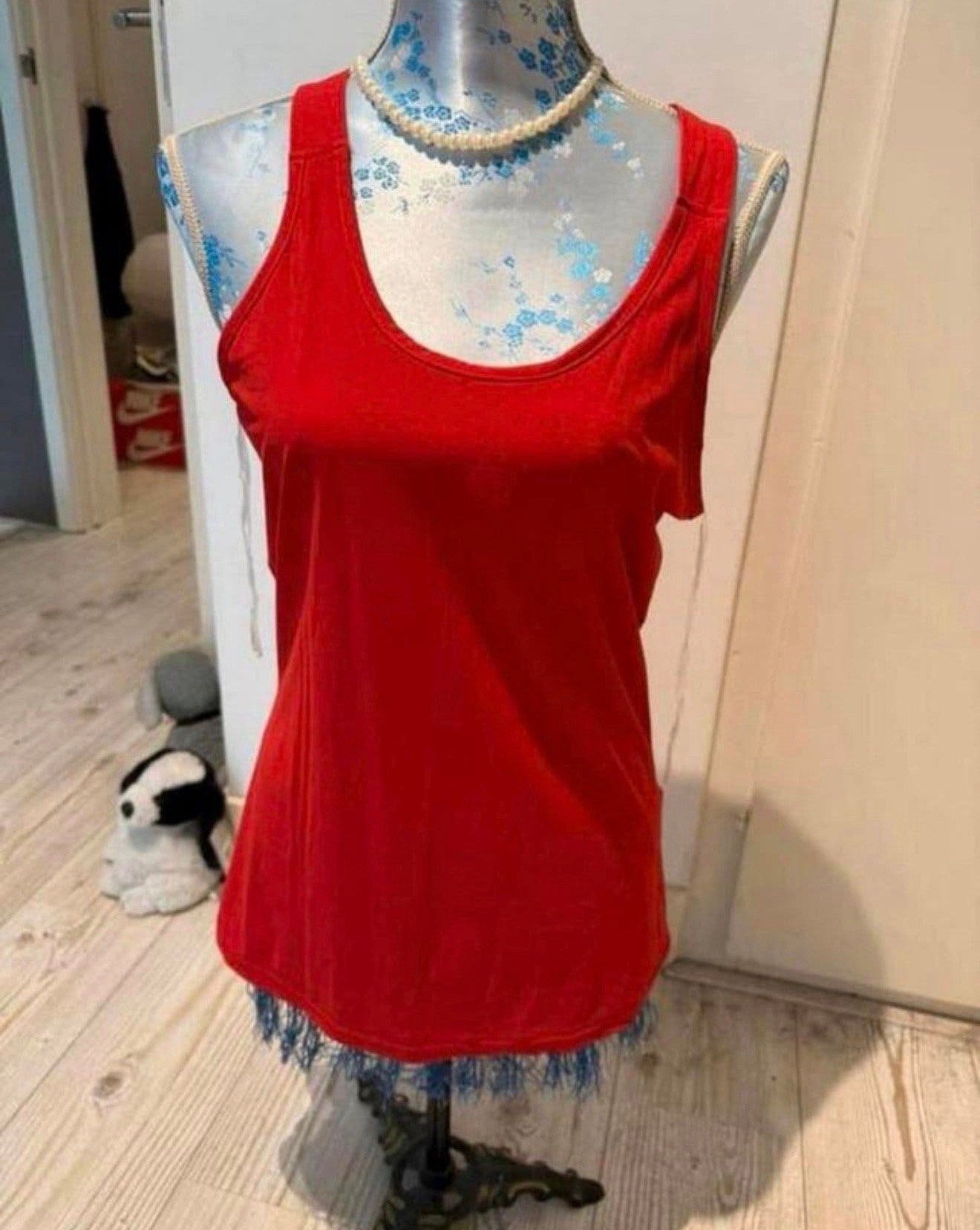Studio Anneloes gaby top ferrarirood maat L rood, Nieuw, Zonder mouw, Rood, Ophalen